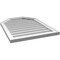 Ekena Millwork Octagonal Top Surface Mount PVC Gable Vent w/ 2"W x 1-1/2"P Brickmould Frame, 24"W x 32"H GVPOT24X3202SN - alternate 3